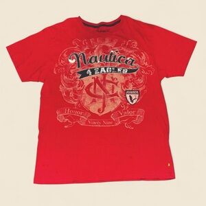 2000s Nautica Embroidered Graphic Tee